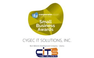 Read more about the article CYGEC IT SOLUTIONS INC Wins Best Website Development Company in Liberia